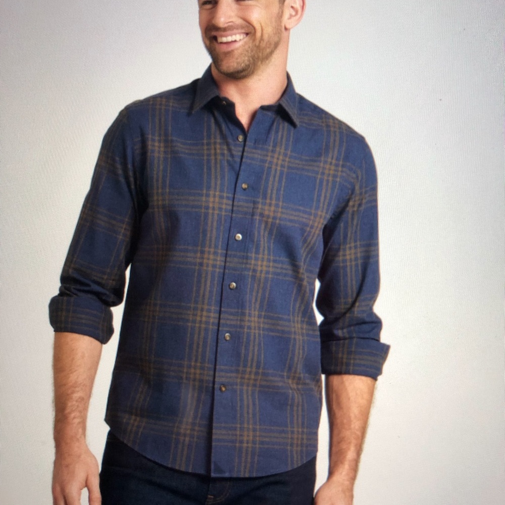 Untuckit light flannel shirt
